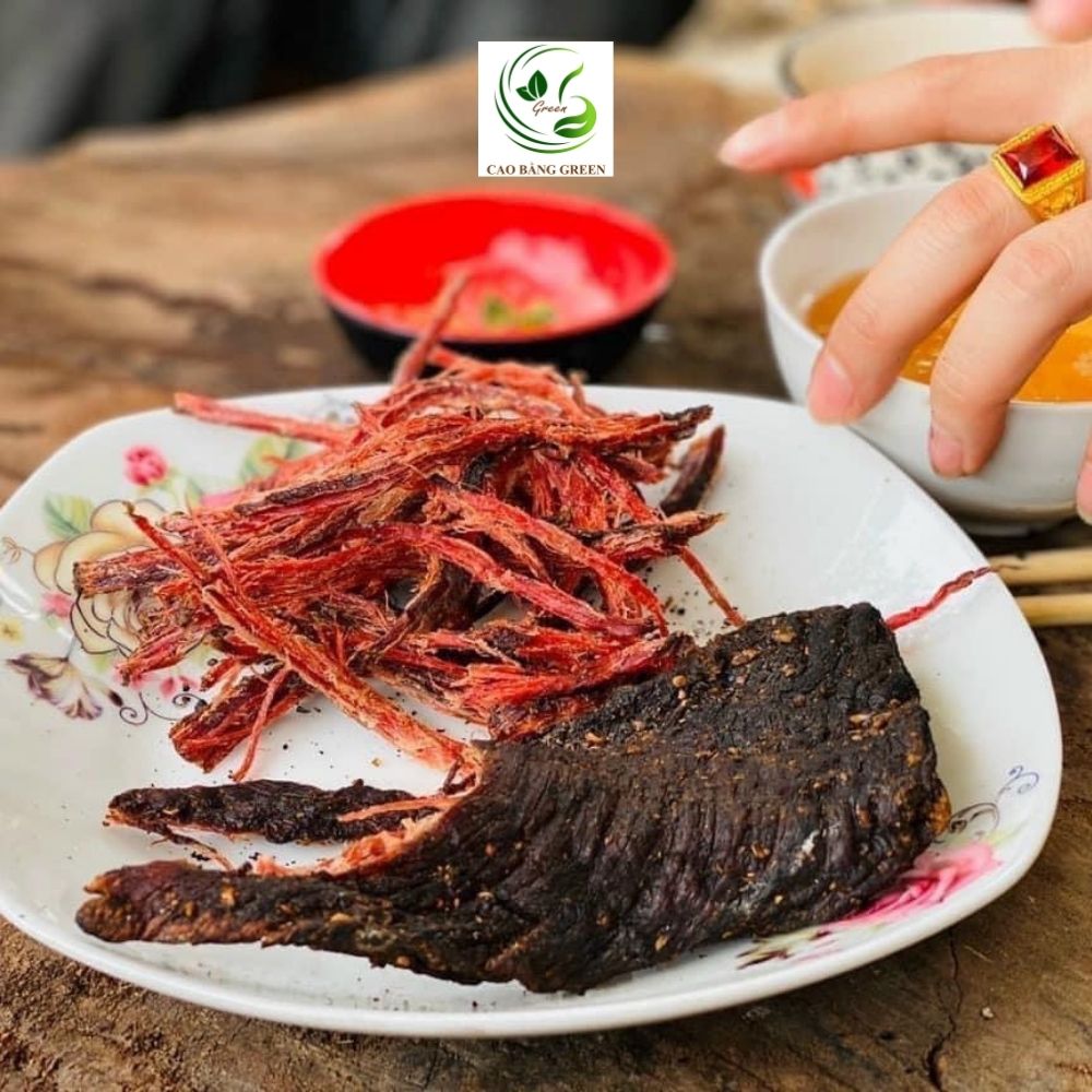 Thịt Trâu Gác Bếp - Gói 500G 10 ban thit trau gac bep