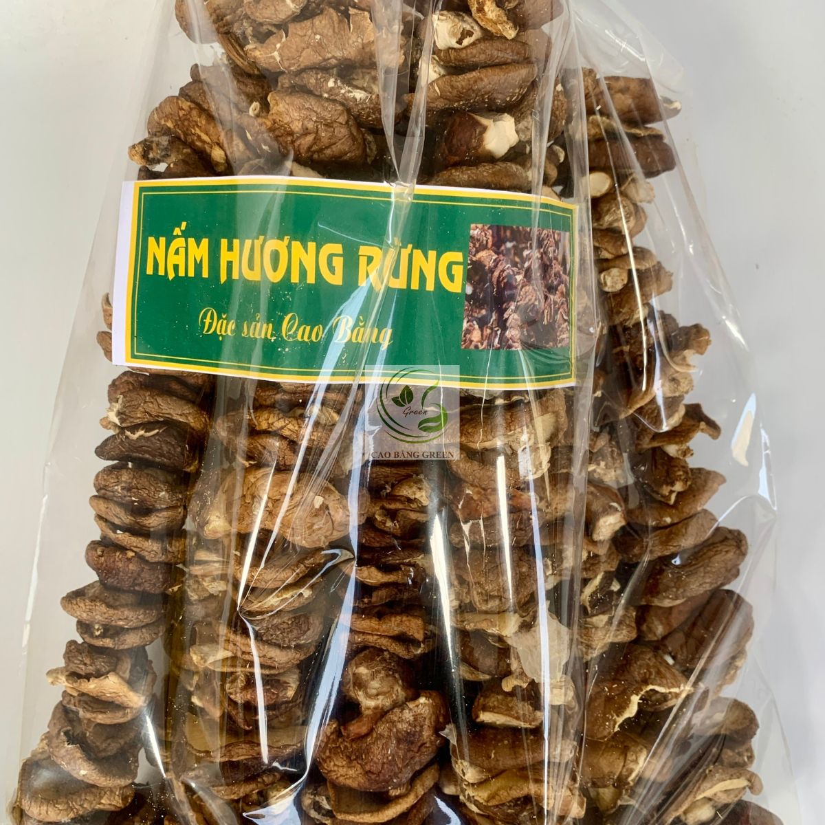 Nấm Hương Rừng - Gói 500G 1 Sản phẩm Nấm hương rừng xiên que khô tại Cao Bằng Green (Caobanggreen.vn)