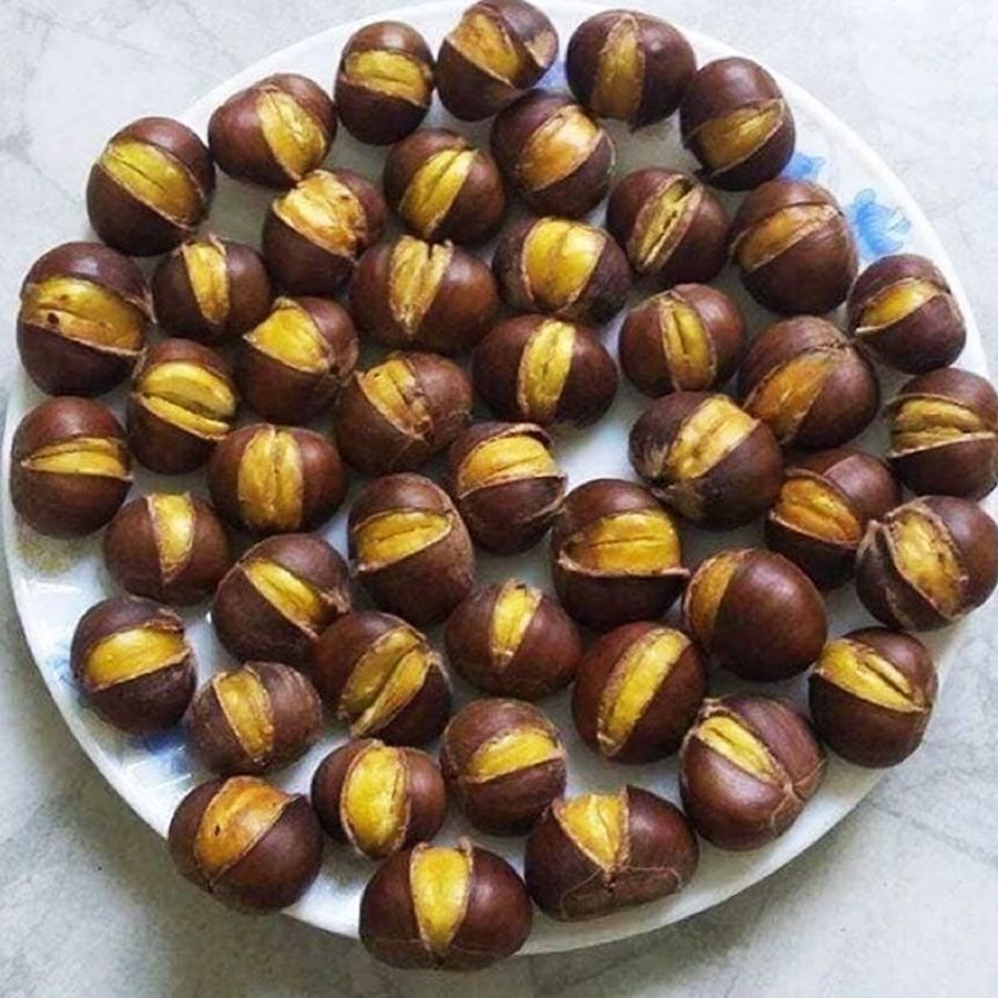 Hướng dẫn 2 cách rang hạt dẻ ngon tại nhà thơm nức mũi 4 Cách rang hạt dẻ trùng khánh với bơ.