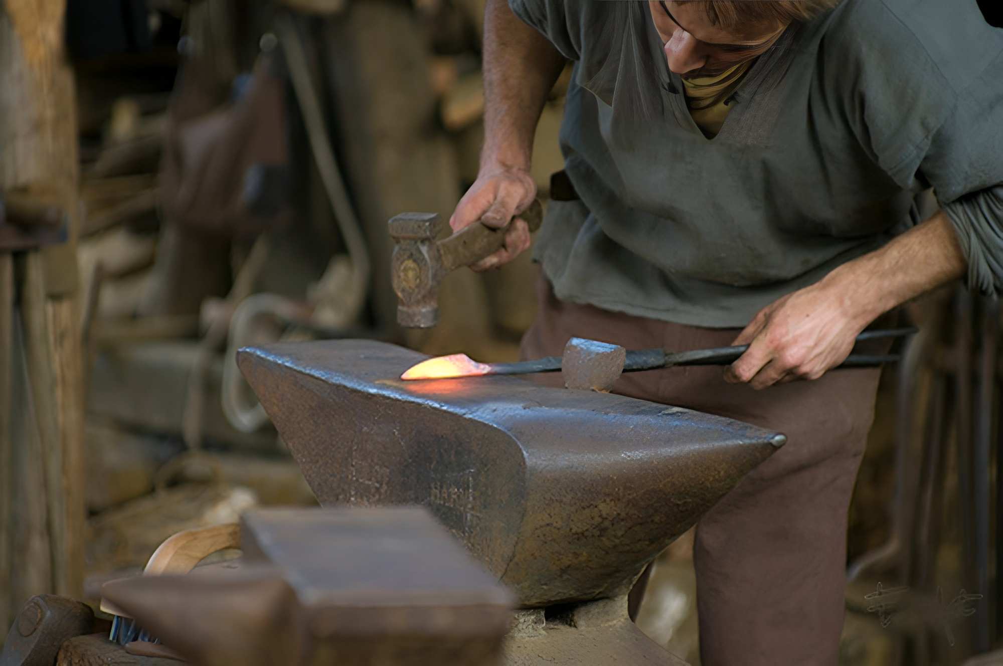 Quy trình rèn dao thủ công của người Nùng An 4 Quy trình rèn dao thủ công của người Nùng An