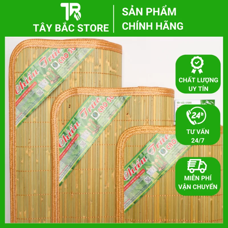 Chiếu trúc 1m2, chiếu tre cao cấp làm từ tre trúc tự nhiên 100% 5 Chiếu trúc 1m2, chiếu tre cao cấp làm từ tre trúc tự nhiên %