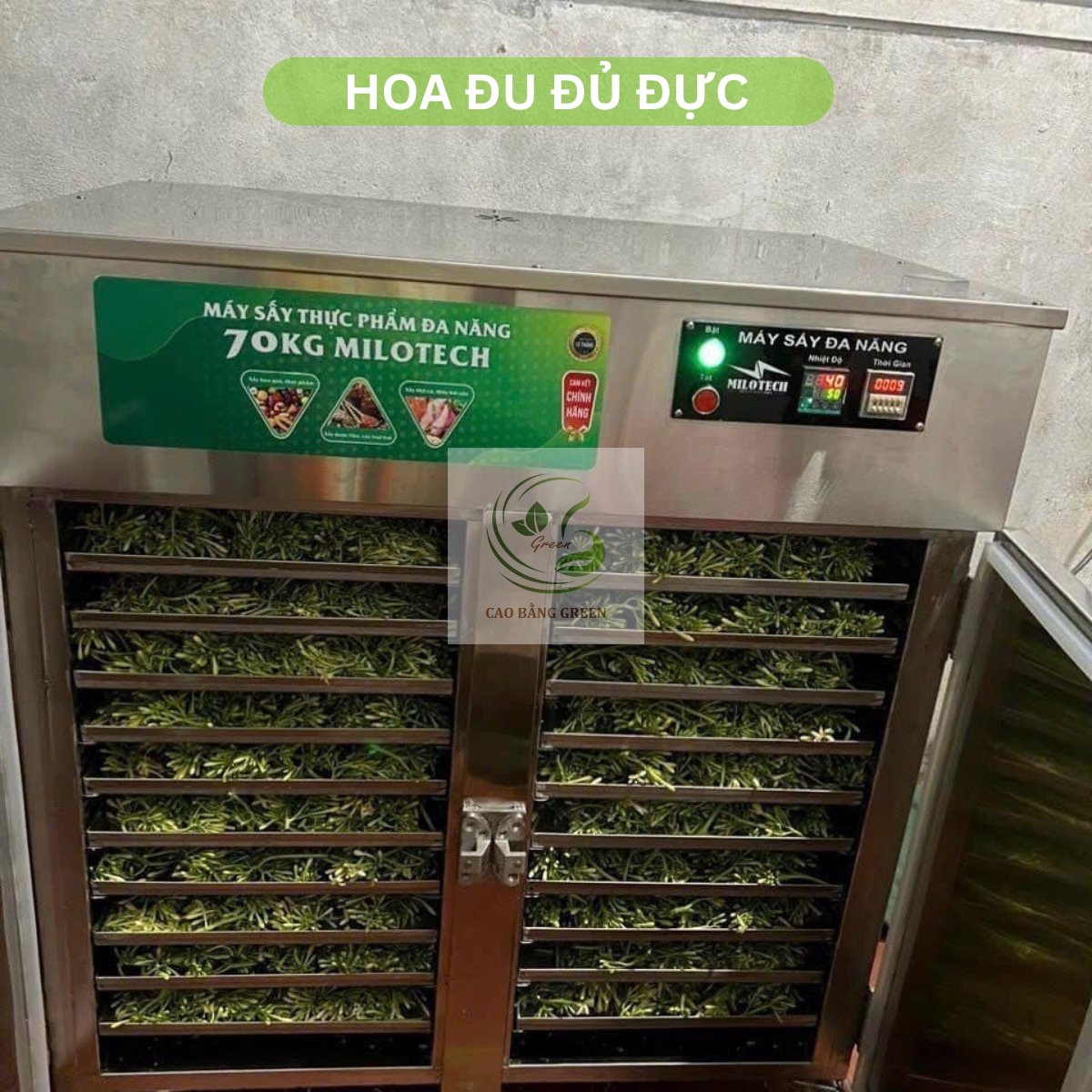 Hoa Đu Đủ Đực Khô - 500g 5 Quy trình sấy hoa đu đủ