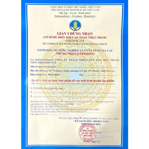 Mật Ong Hoa Cà Phê Gia Lai Nguyên Chất - Chai 1000ML 7 mat ong hoa ca phe 4