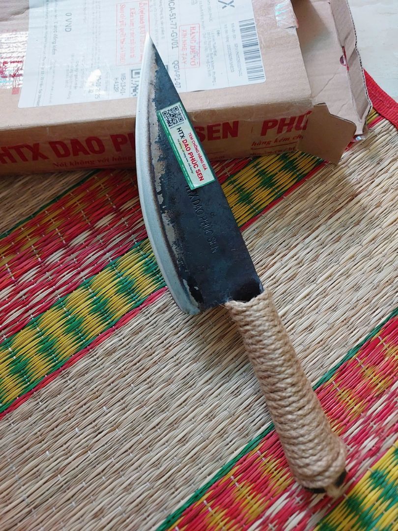 Dao Bầu Lọc HTX Dao Phúc Sen S08 – Lưỡi Rèn Thủ Công 5 dao bau loc 2