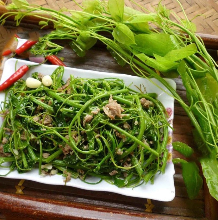 Rau Dạ Hiến - 3 Bó 11 Món ngon rau dạ hiến (bò khai)