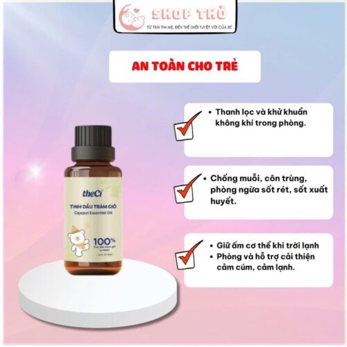 Tinh Dầu Tràm Nguyên Chất – Giữ Ấm, Kháng Khuẩn, An Toàn 5 Tinh dầu tràm