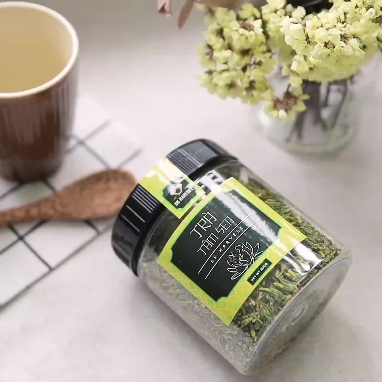 Trà Tâm Sen (Tim Sen) Giúp Giấc Ngủ Ngon, An Thần 12 Trà tâm sen (tim sen) khô